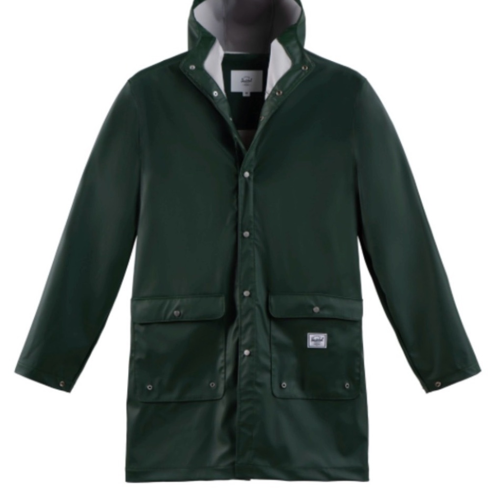 Herschel Supply Company Dark Green Raincoat